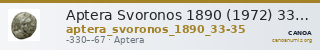 Aptera Svoronos 1890 (1972) 33-35 — CANOA