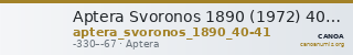 Aptera Svoronos 1890 (1972) 40-41 — CANOA