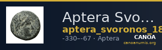 Aptera Svoronos 1890 (1972) 44-47 — CANOA