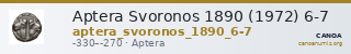 Aptera Svoronos 1890 (1972) 6-7 — CANOA