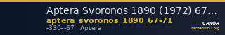 Aptera Svoronos 1890 (1972) 67-71 — CANOA