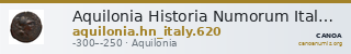 Aquilonia Historia Numorum Italy 620 — CANOA