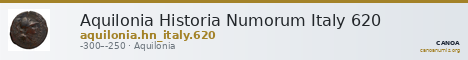 Aquilonia Historia Numorum Italy 620 — CANOA