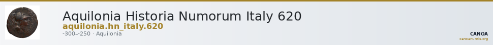Aquilonia Historia Numorum Italy 620 — CANOA