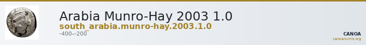 Arabia Munro-Hay 2003 1.0 — CANOA
