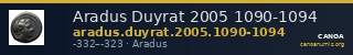 Aradus Duyrat 2005 1090-1094 — CANOA