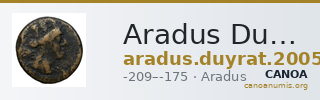 Aradus Duyrat 2005 1733-1768 — CANOA