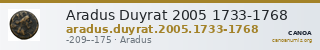 Aradus Duyrat 2005 1733-1768 — CANOA