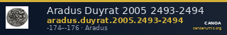 Aradus Duyrat 2005 2493-2494 — CANOA