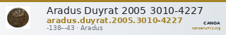 Aradus Duyrat 2005 3010-4227 — CANOA