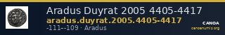 Aradus Duyrat 2005 4405-4417 — CANOA