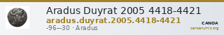 Aradus Duyrat 2005 4418-4421 — CANOA