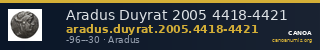 Aradus Duyrat 2005 4418-4421 — CANOA
