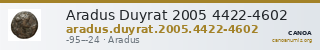 Aradus Duyrat 2005 4422-4602 — CANOA