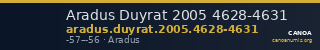 Aradus Duyrat 2005 4628-4631 — CANOA