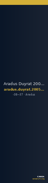 Aradus Duyrat 2005 4632-4634 — CANOA