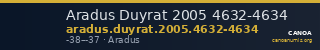 Aradus Duyrat 2005 4632-4634 — CANOA