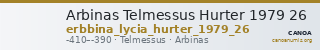Arbinas Telmessus Hurter 1979 26 — CANOA