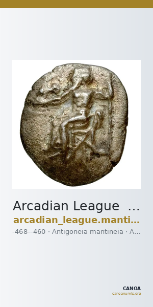 Arcadian League  Antigoneia Williams 1965 Period III — CANOA