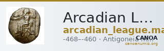 Arcadian League  Antigoneia Williams 1965 Period III — CANOA