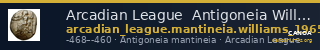 Arcadian League  Antigoneia Williams 1965 Period III — CANOA
