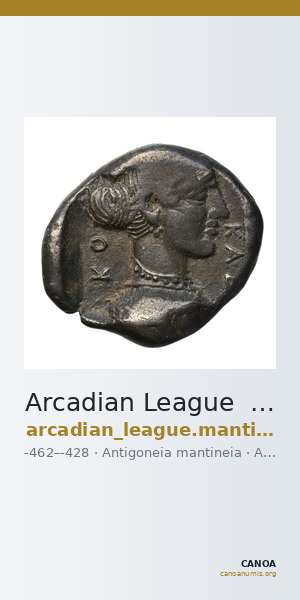 Arcadian League  Antigoneia Williams 1965 Period IV — CANOA