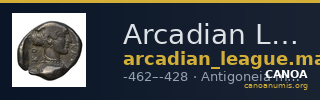 Arcadian League  Antigoneia Williams 1965 Period IV — CANOA