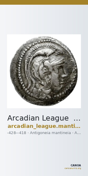 Arcadian League  Antigoneia Williams 1965 Period V — CANOA