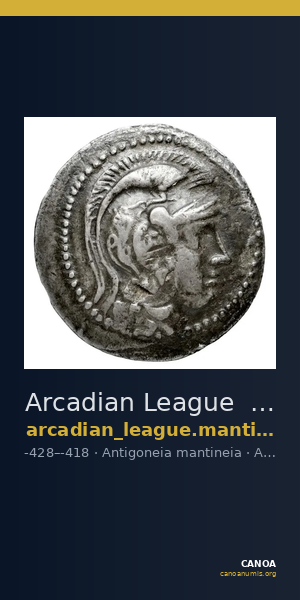 Arcadian League  Antigoneia Williams 1965 Period V — CANOA