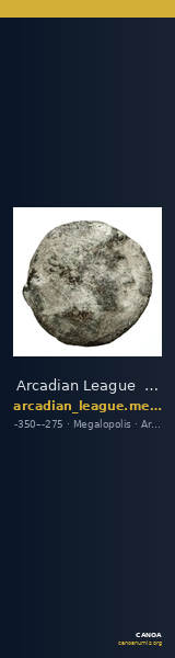 Arcadian League  Megalopolis BMC Arcadia 55-61 — CANOA