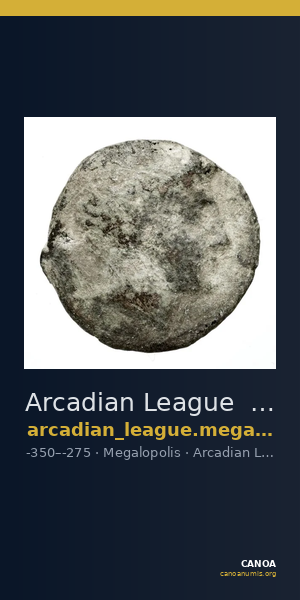 Arcadian League  Megalopolis BMC Arcadia 55-61 — CANOA
