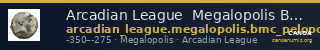 Arcadian League  Megalopolis BMC Arcadia 55-61 — CANOA