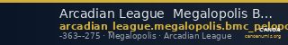 Arcadian League  Megalopolis BMC Arcadia 62-73 — CANOA