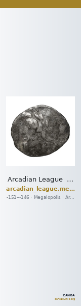 Arcadian League  Megalopolis Dengate 1967 Group III — CANOA
