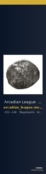 Arcadian League  Megalopolis Dengate 1967 Group III — CANOA