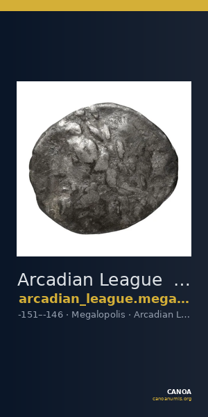 Arcadian League  Megalopolis Dengate 1967 Group III — CANOA