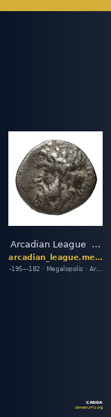 Arcadian League  Megalopolis Dengate 1967 Period I-IIa — CANOA