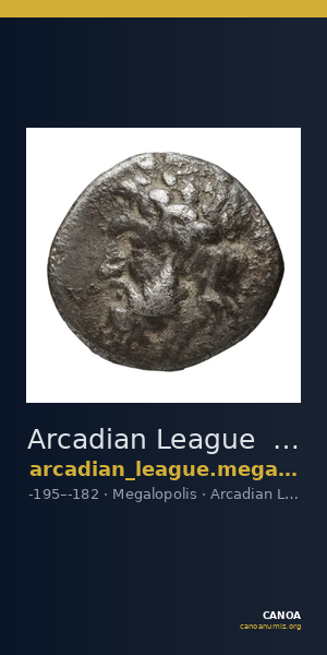 Arcadian League  Megalopolis Dengate 1967 Period I-IIa — CANOA
