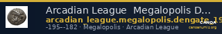 Arcadian League  Megalopolis Dengate 1967 Period I-IIa — CANOA