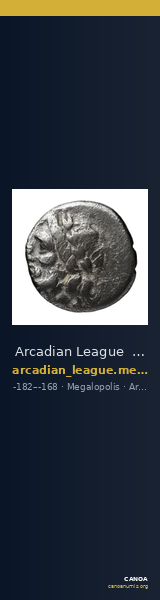 Arcadian League  Megalopolis Dengate 1967 Period IIb-III — CANOA