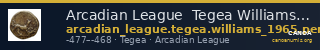 Arcadian League  Tegea Williams 1965 Period II — CANOA