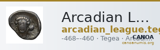 Arcadian League  Tegea Williams 1965 Period III — CANOA