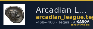 Arcadian League  Tegea Williams 1965 Period III — CANOA
