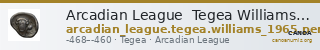 Arcadian League  Tegea Williams 1965 Period III — CANOA