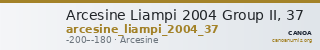 Arcesine Liampi 2004 Group II, 37 — CANOA
