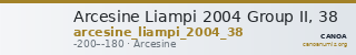 Arcesine Liampi 2004 Group II, 38 — CANOA