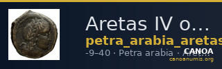 Aretas IV of Nabataea Petra Barkay 2019 115 — CANOA