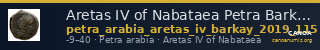 Aretas IV of Nabataea Petra Barkay 2019 115 — CANOA