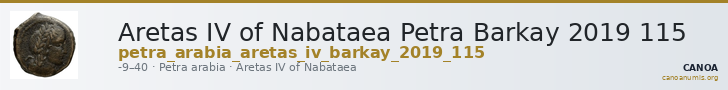 Aretas IV of Nabataea Petra Barkay 2019 115 — CANOA