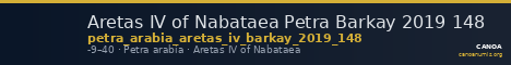 Aretas IV of Nabataea Petra Barkay 2019 148 — CANOA
